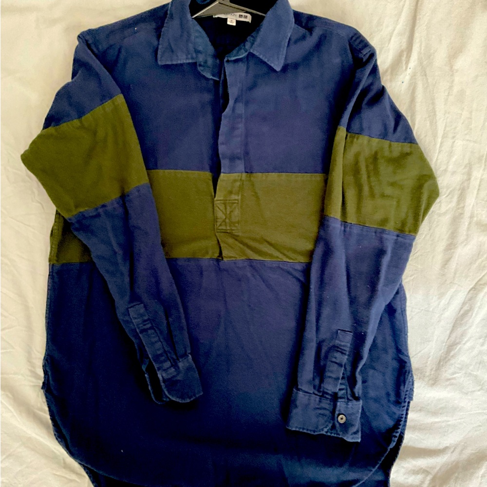 JW Anderson x UNIQLO long sleeve navy green
